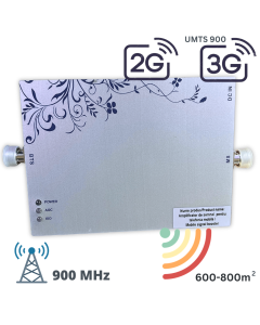  Amplificator GSM, banda 900 MHZ, acoperire 600-800mp. Pentru voce, EDGE, UMTS900, LTE Banda#8  (Digi Only)